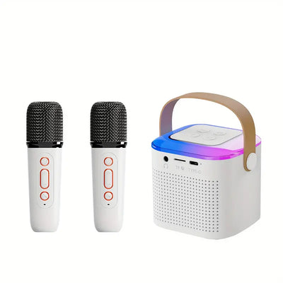 Dual Microphone Karaoke Machine – Den perfekta underhållningen för vänner och familj!