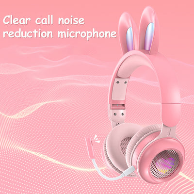 Rabbit Ear Wireless Headphones – Den perfekta trådlösa hörluren med lysande kaninöron!